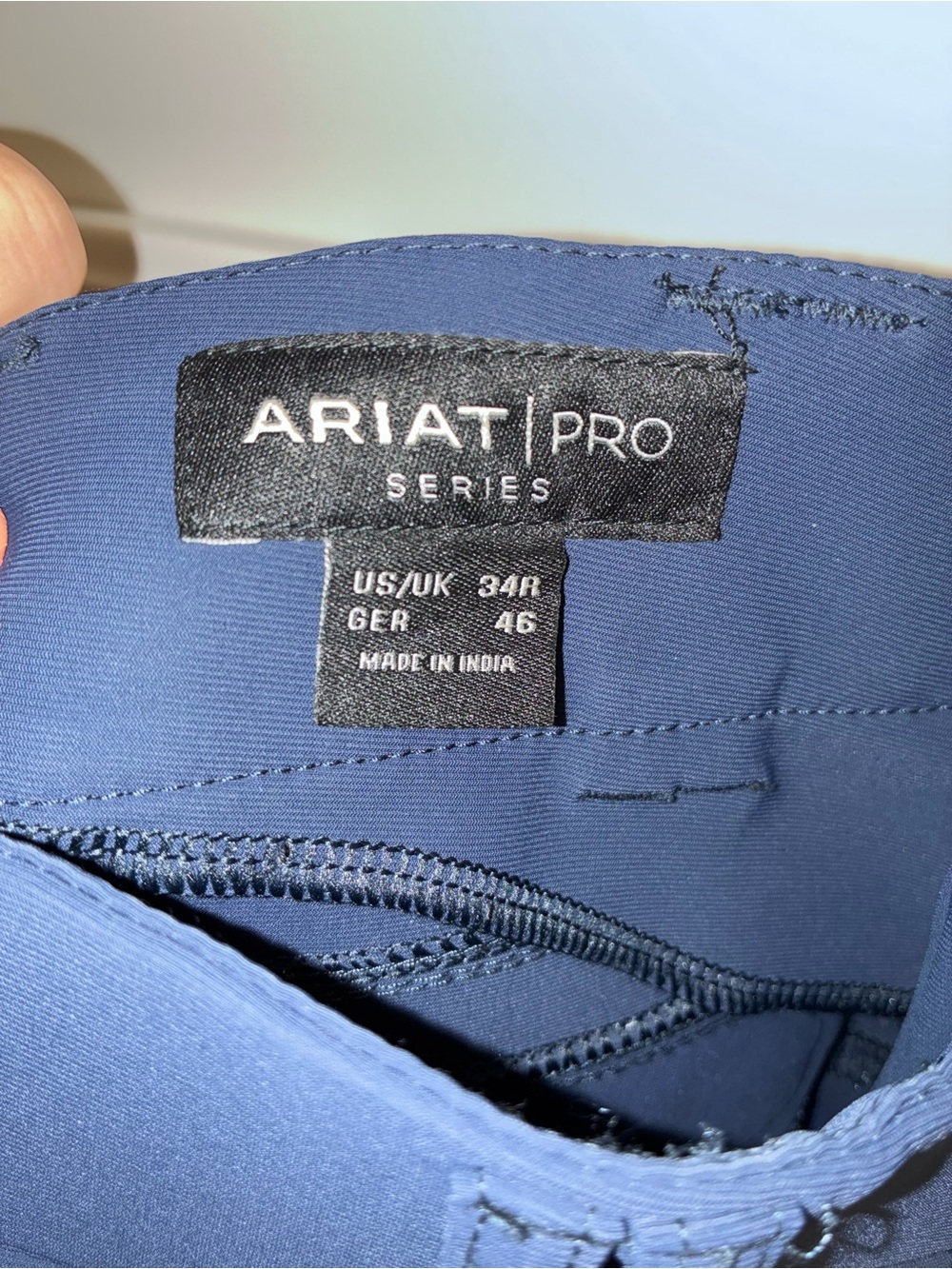 Ariat women 34R Navy Blue Riding Breeches - Picture 2 of 6
